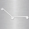 AKW Barre d'appui blanche haute résistance lisse coudée 135 degrés Série 11900 - Barre de maintien - 300 x 300 mm - Blanc* Siège De Douche