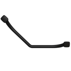 Godonnier Barre d'appui coudée en acier noir mat Essentiels Plus 60,9 cm* Barre D'Appui