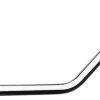 Godonnier Barre d'appui coudée en aluminium anodisé brillant anodisé 62,3 cm 135'