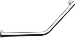 Godonnier Barre d'appui coudée en aluminium anodisé brillant anodisé 62,3 cm 135'