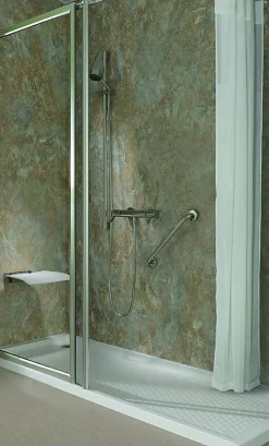 AKW Barre d'appui droite en acier inoxydable - Longueur 600 mm - INOX POLI* Barre D'Appui