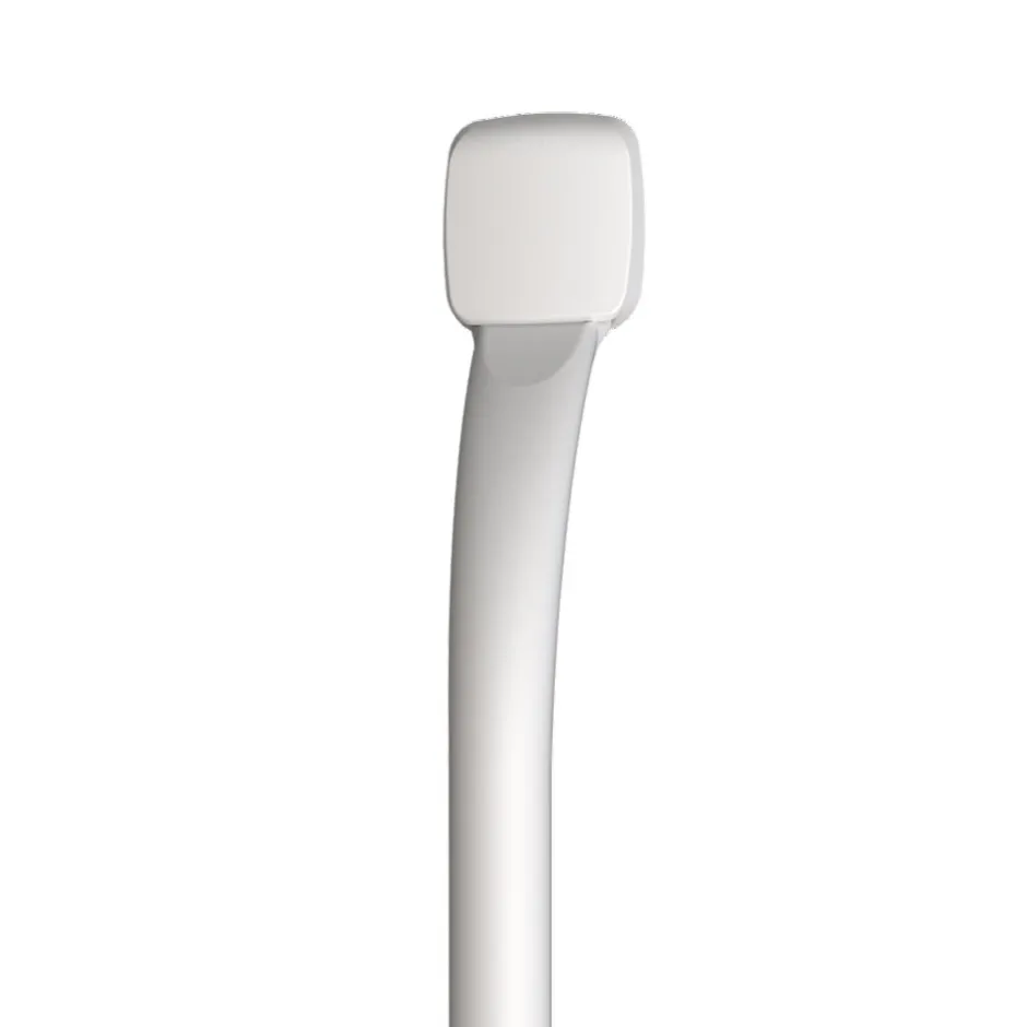 Godonnier Barre d'appui droite en acier blanc mat Essentiels Plus 42,3 cm