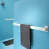 Godonnier Barre d'appui droite en aluminium blanc époxy 66,6 cm