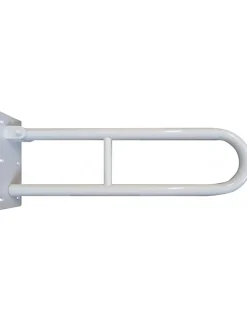 Bemeta Barre d'appui relevable en forme U HELP blanc comaxite-Blanc-60x25x10cm-Blanc-10 ---10* Barre D'Appui
