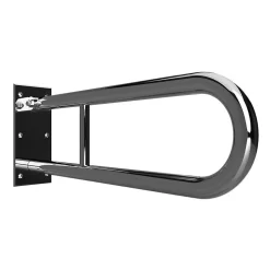Bemeta Barre d'appui relevable en forme U HELP en acier inoxydable-60x25x10cm--* Barre D'Appui
