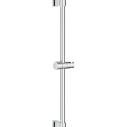 Grohe Barre de douche - Vitalio Universal 27724001 - 60cm - 22 mm - Fixation supérieure réglable - A coller ou a visser - C