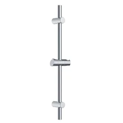 Todot Barre de douche 70cm en Acier Inoxydable Chromé avec Fixations ajustables* Colonne De Douche Sans Robinetterie
