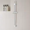 GoodHome Barre de douche réglable chrome Cavally