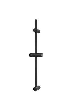 GoodHome Barre de douche réglable Cavally noir