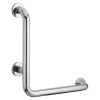 Thirard Barre de maintien coudée, inox 304, longueur 800mm, angle 90 degrés, diamètre 32mm, finition inox poli -* Barre D'Appui