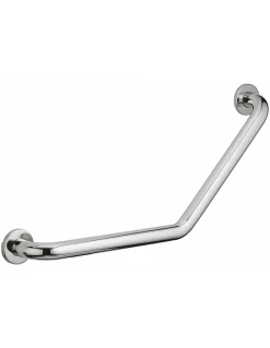 Thirard Barre de maintien coudée, inox 304, longueur 350mm, angle 135 degrés, diamètre 32mm, finition inox poli -* Barre D'Appui