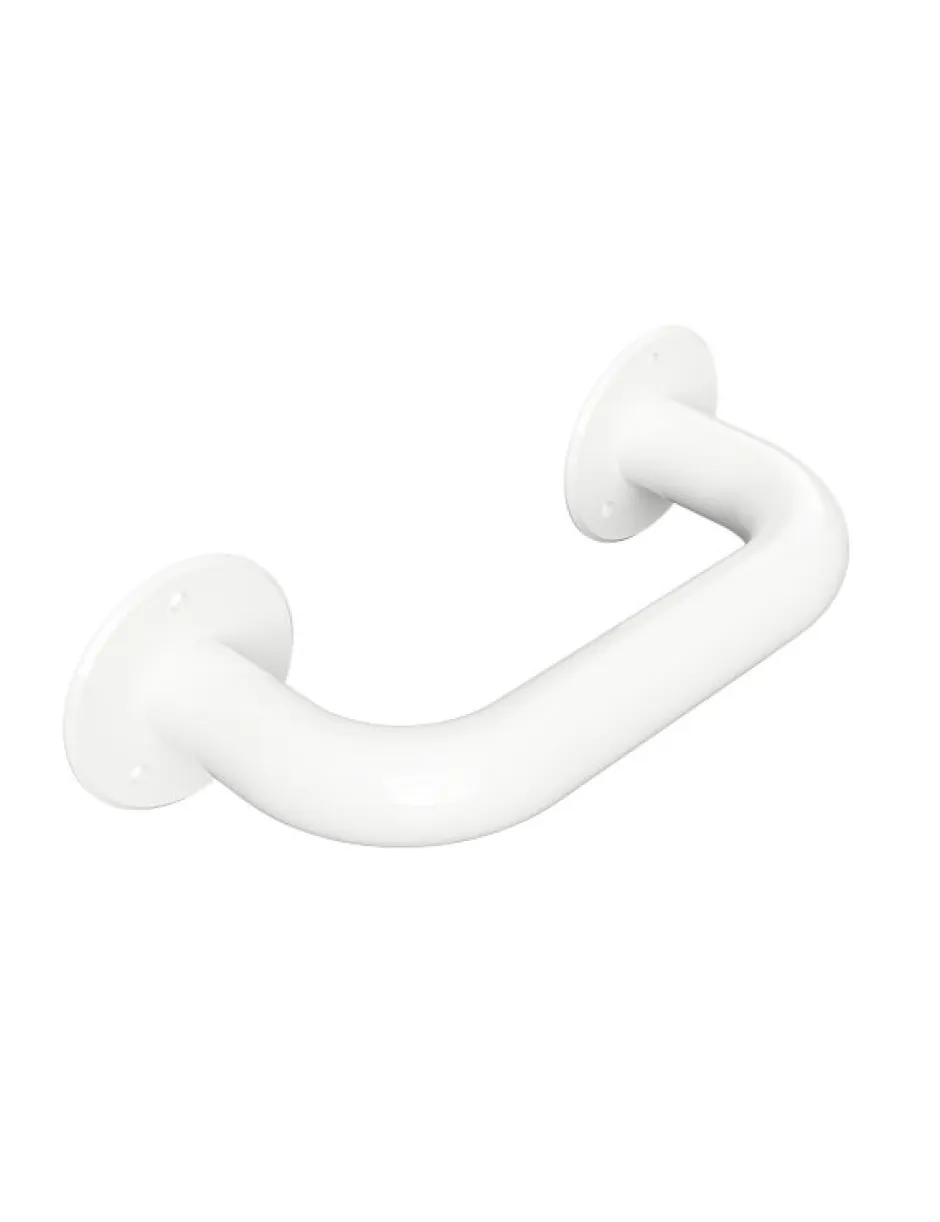 Bemeta Barre de maintien de douche HELP en blanc comaxite-Blanc-88x8x10,6cm-Blanc--