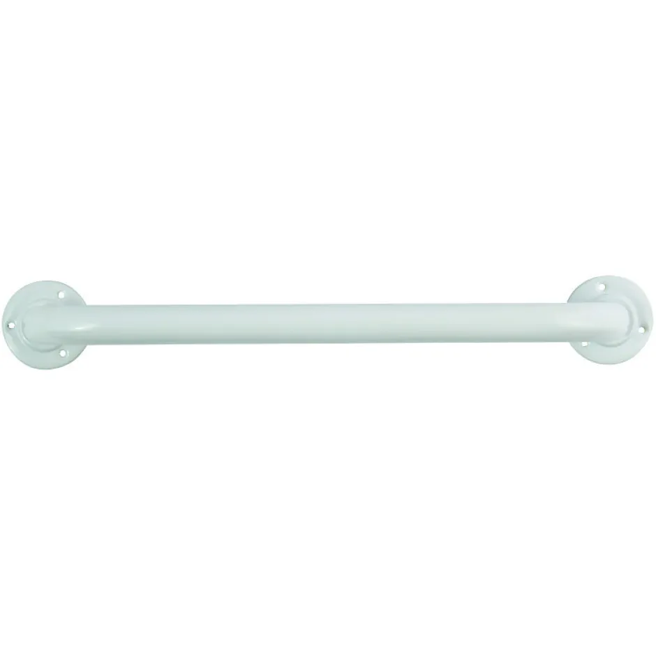 MSV Barre de redressement ou d'appui Acier 40cm Blanc