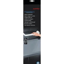 Spirella Barre de redressement ou d'appui coudée PROF Acier Inox 73,5cm Blanc* Barre D'Appui