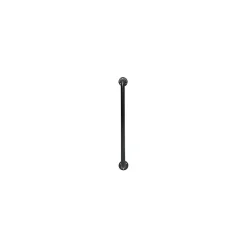 MSV Barre de redressement ou d'appui Acier 60cm Noir mat