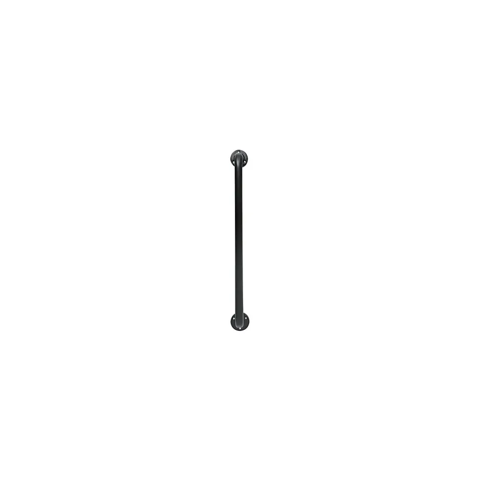MSV Barre de redressement ou d'appui Acier 60cm Noir mat