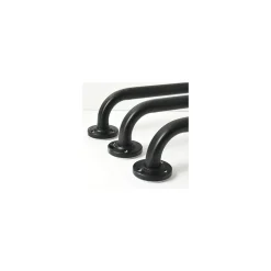 MSV Barre de redressement ou d'appui Acier 60cm Noir mat