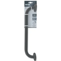 MSV Barre de redressement ou d'appui Acier 40cm Gris Anthracite* Barre D'Appui