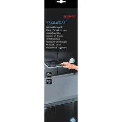 Spirella Barre de redressement ou d'appui coudée ECO Acier Inox 71cm Chrome