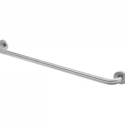 Sanindusa Barre de relèvement et appui PMR normes handicapé NewWCCare 90 inox brossé* Barre D'Appui
