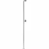 Sanindusa Barre de relèvement et appui droite fixation sol et mur PMR normes handicapé NewWCCare 180 inox brossé