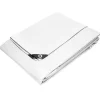 ECD Germany Bâche de couverture étanche protection en PE avec oeillets 6x12 m 260g/m² blanc* Etendoir À Linge