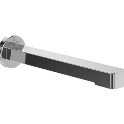 Villeroy & Boch Bec de baignoire VILLEROY ET BOCH Architectura montage mural chrome