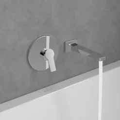 Villeroy & Boch Bec de baignoire VILLEROY ET BOCH Architectura Square montage mural Or brossé* Robinet De Baignoire