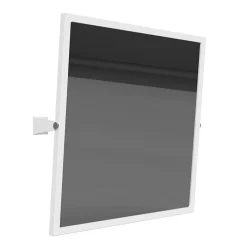Bemeta HELP Miroir mural inclinable PMR 60x60cm, Acier, Blanc (301401044)* Miroir Simple