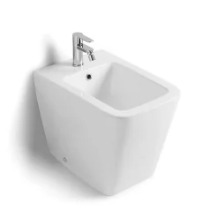 Kiamami Valentina Bidet Au Sol Carré En Céramique Murale - Rock* Bidet