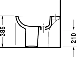 Duravit Bidet D-CODE - en céramique - blanc