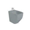 Kiamami Valentina Bidet En Céramique Gris Mat À Fleur De Mur Modèle Mozart De* Bidet