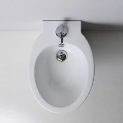 Kiamami Valentina Bidet Encastré Patascoss En Céramique Blanche De Première Qualité