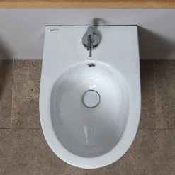 Kiamami Valentina Bidet Mural En Céramique Blanche - Tuckett* Bidet