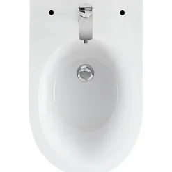 Sanindusa Bidet Sanlife céramique traditionnelle avec trous pour abattant (non inclus) blanc* Bidet