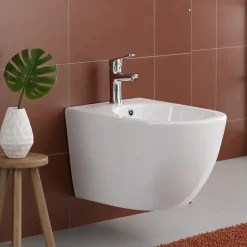 Otitec Bidet suspendu - 52 x 36,3 x 33 cm - Blanc -VELA
