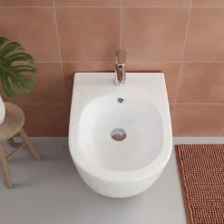 Otitec Bidet suspendu - 52 x 36,3 x 33 cm - Blanc -VELA