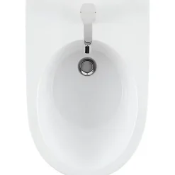Sanindusa Bidet suspendu céramique traditionnelle 56 Sanlife blanc mate texture