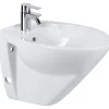 Sanindusa Bidet suspendu céramique traditionnelle Cetus blanc