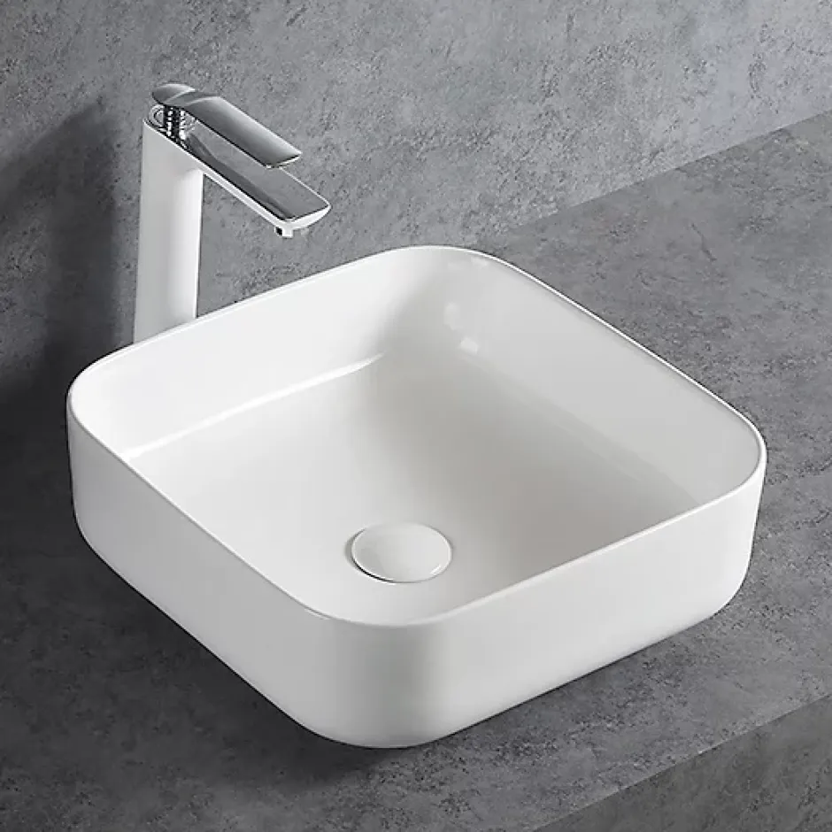 Bernstein Bidet suspendu de qualité supérieure CH2019V - Avec siphon, Sans bonde Pop Up, Sans robinet* Bidet