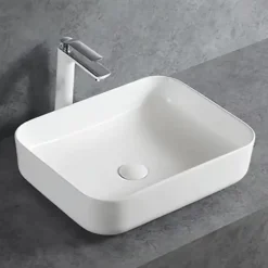 Bernstein Bidet suspendu de qualité supérieure CH2019V - Avec siphon, Avec bonde Pop Up, Avec robinet 1238C* Bidet