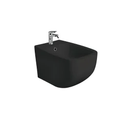 Kiamami Valentina Bidet Suspendu En Céramique Noir Mat - Mozart* Bidet