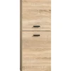 Xonox Boston - Meuble bas (L/H/P : 30x80x29 cm) en mélaminé chêne* Armoire De Salle De Bains