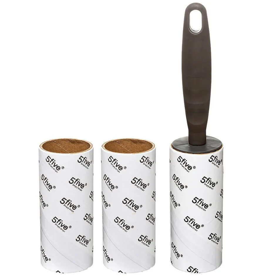5Five Brosse à vêtements 2 recharges Gris - Gris -