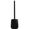 Brosse WC et support MSV Spirella Maonie corps céramique coloris noir mat