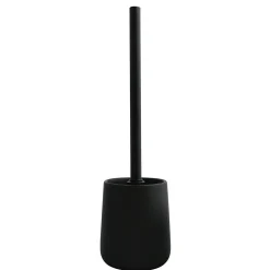 Brosse WC et support MSV Spirella Maonie corps céramique coloris noir mat