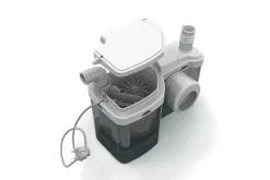 Watermatic Broyeur adaptable W12 - 1 entrée WC diam : 100mm + 1 entrée lave mains diam : 40mm* Wc Chimique Et Broyeur