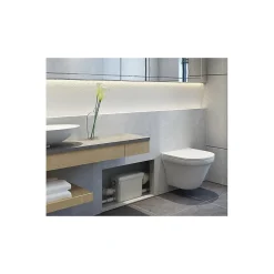 Bsf Broyeur pour WC suspendu silencieux 550 watts, Broyeur sanitaire à encastrer -550-N2-SUSP pour salle de bain, Trappe de mainten