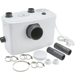 Nature Pro Broyeur Sanitaire Pompes de Relevage 600W WC Lavabo Douche 100l/m* Wc Chimique Et Broyeur