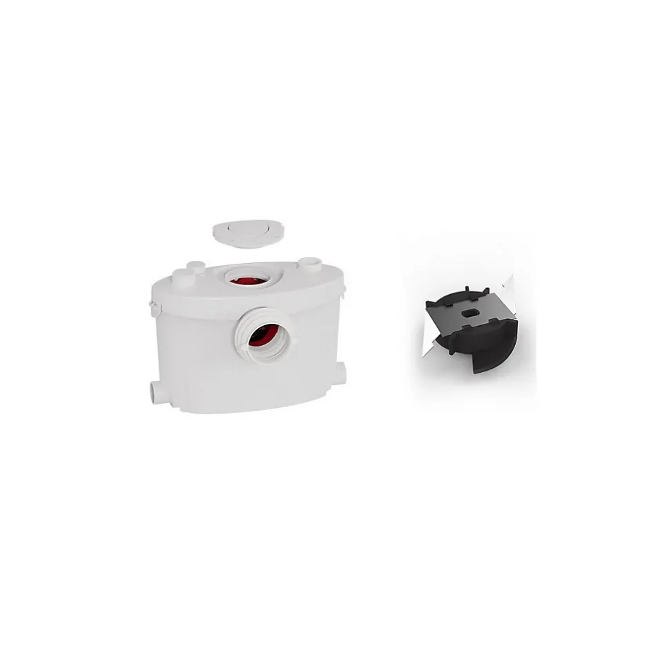 Bsf Broyeur wc adaptable silencieux 550 watts, Broyeur sanitaire -550-UP salle de bain WC, Trappe de maintenance rapide, marque